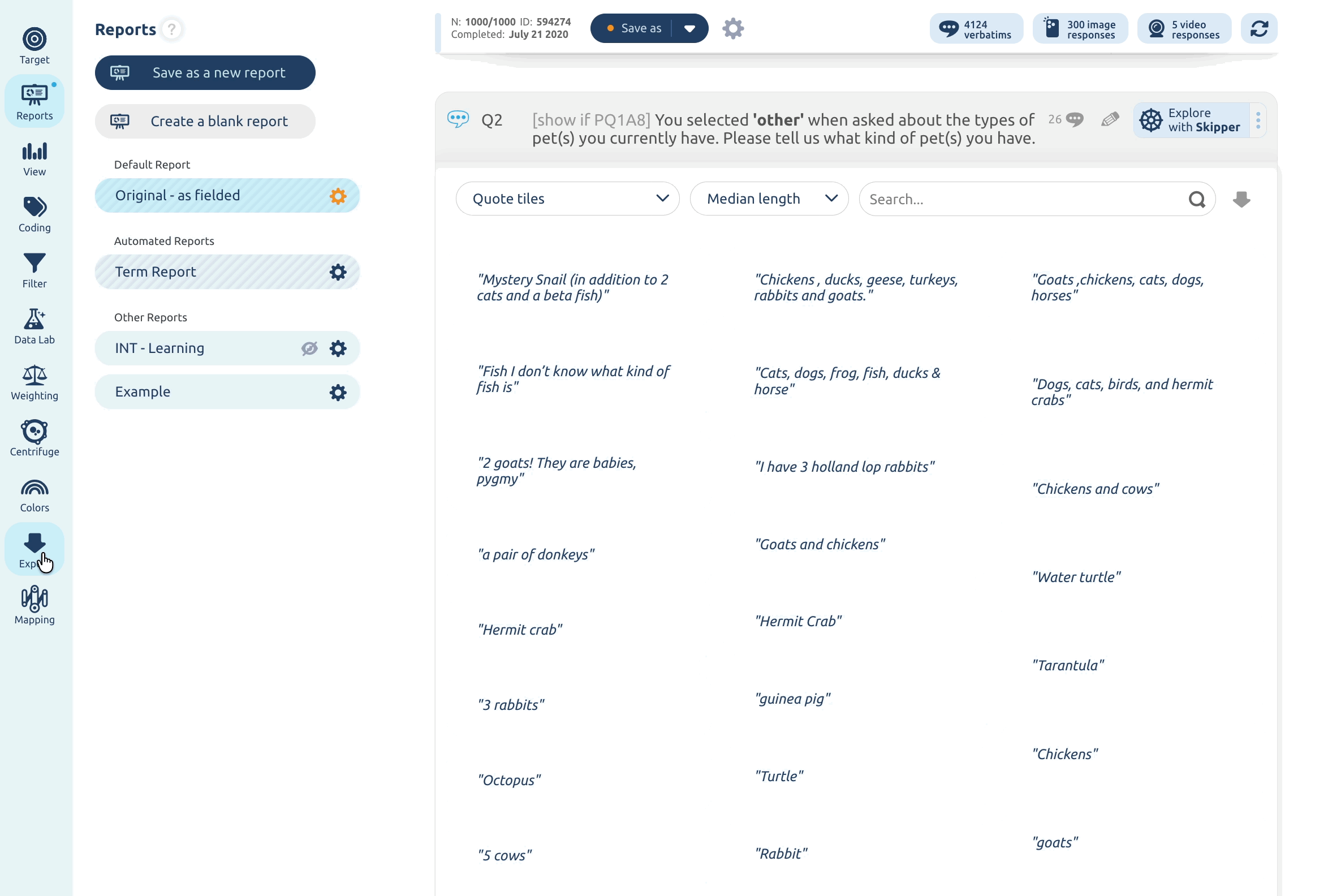 Exporting Verbatim Responses.gif